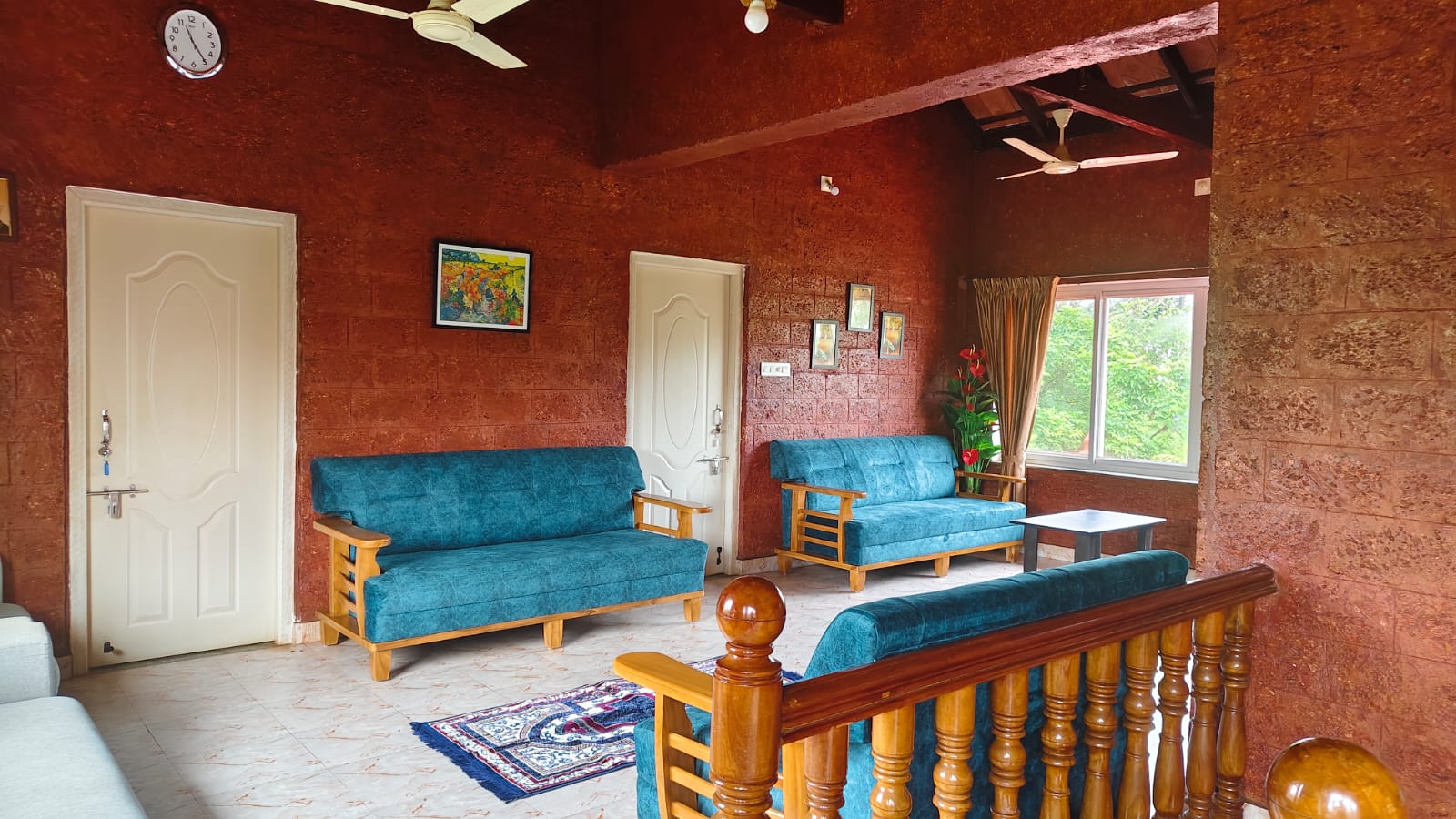 Lounge seating by the window