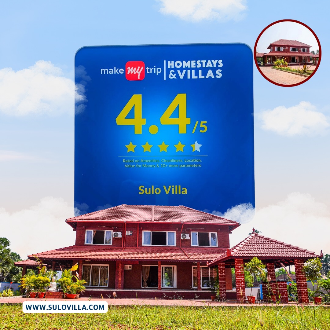 MakeMyTrip Homestays & Villas — Sulo Villa rated 4.4 out of 5